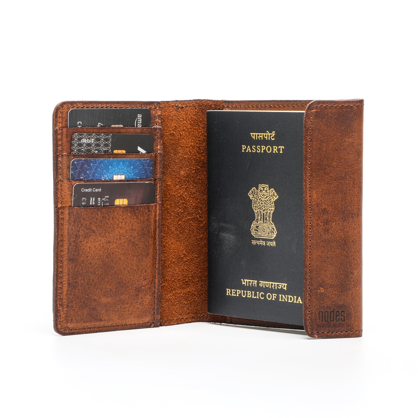 Wanderlust - Leather Passport folio