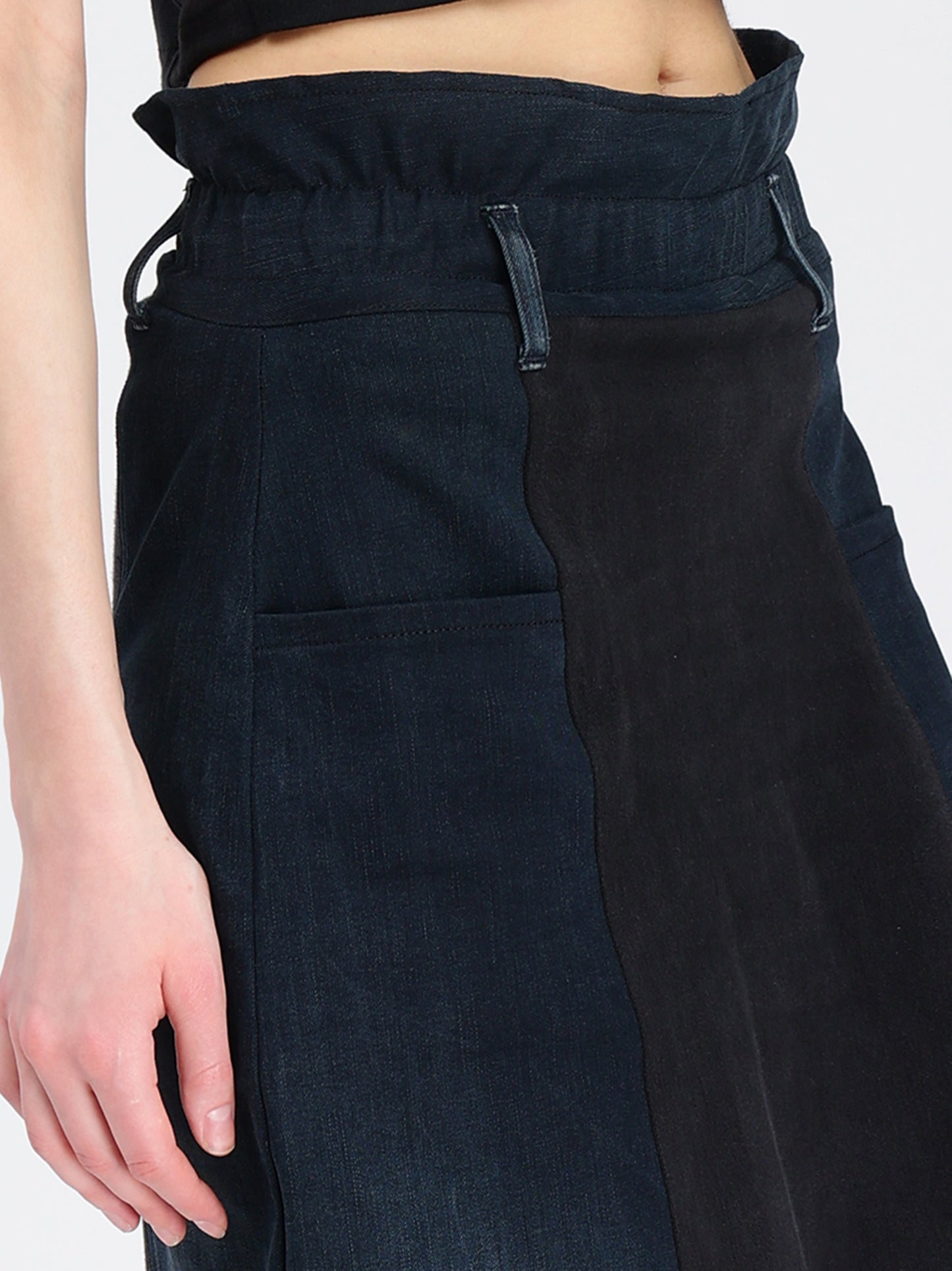 PAPER BAG WAIST SKIRT