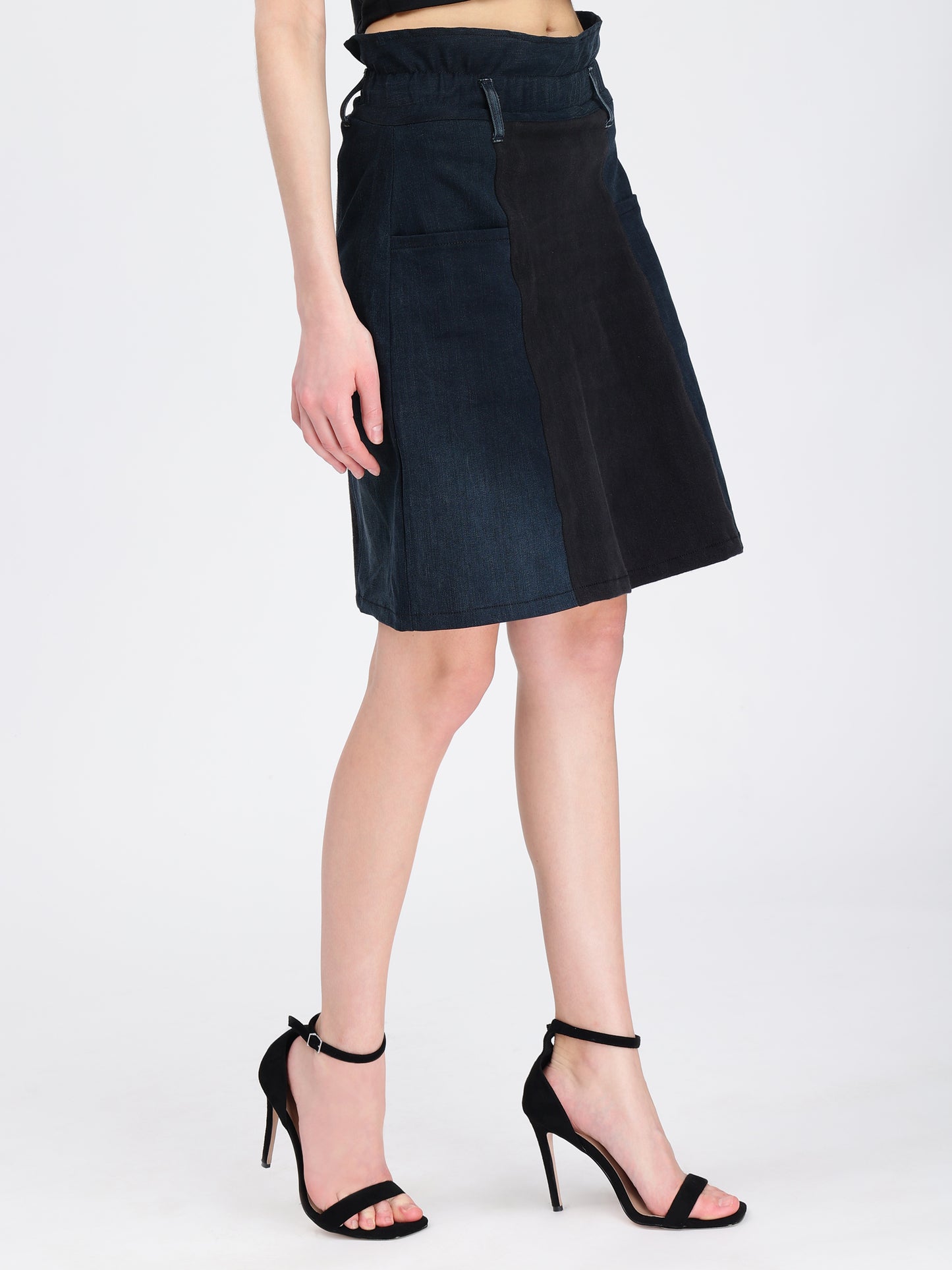 PAPER BAG WAIST SKIRT