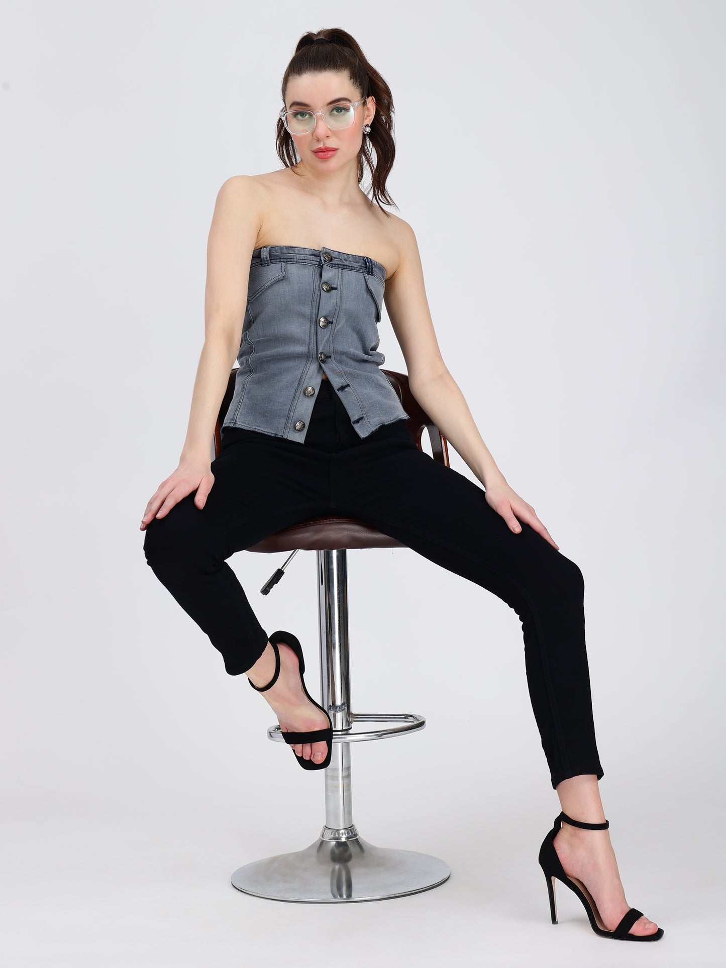 DENIM CORSET