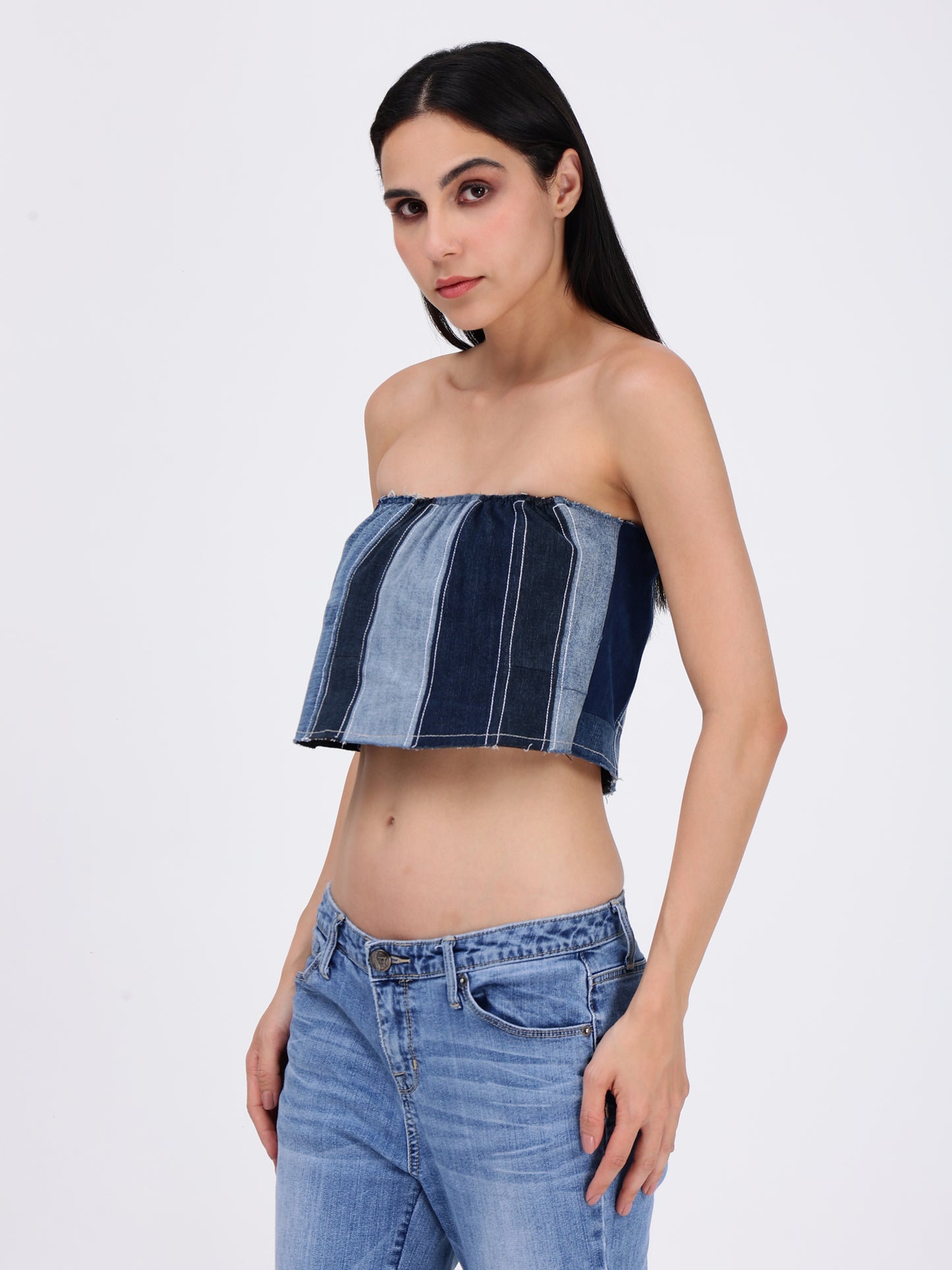 MULTI COLOURED TUBE TOP