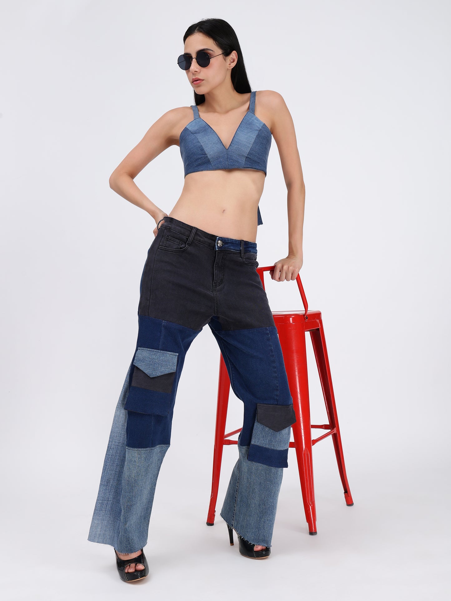 Box Pocket Wide Leg Pant