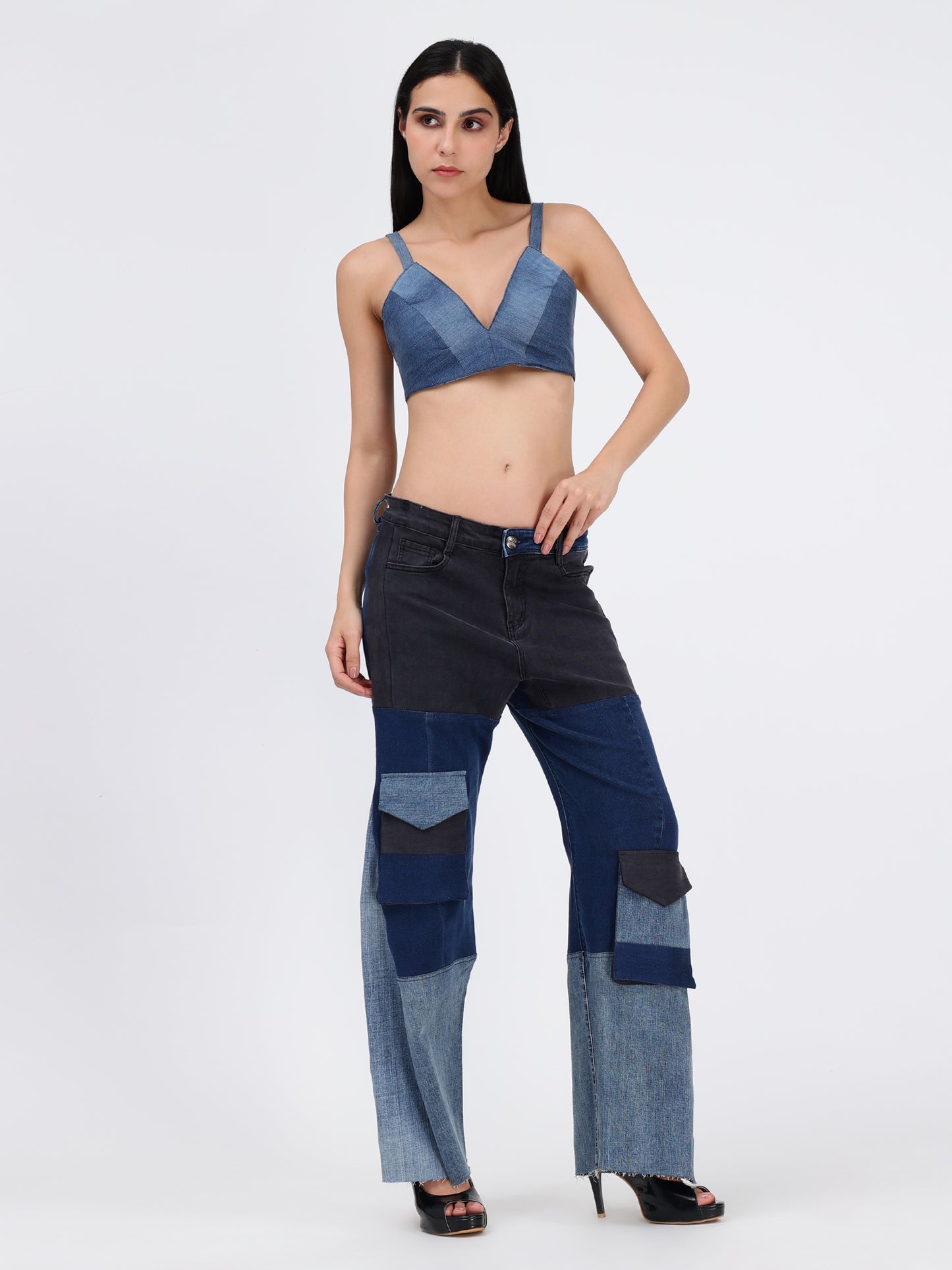 Box Pocket Wide Leg Pant