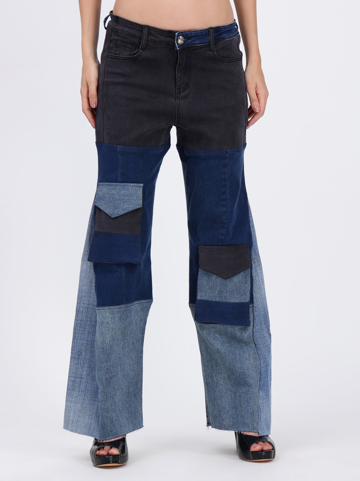 Box Pocket Wide Leg Pant
