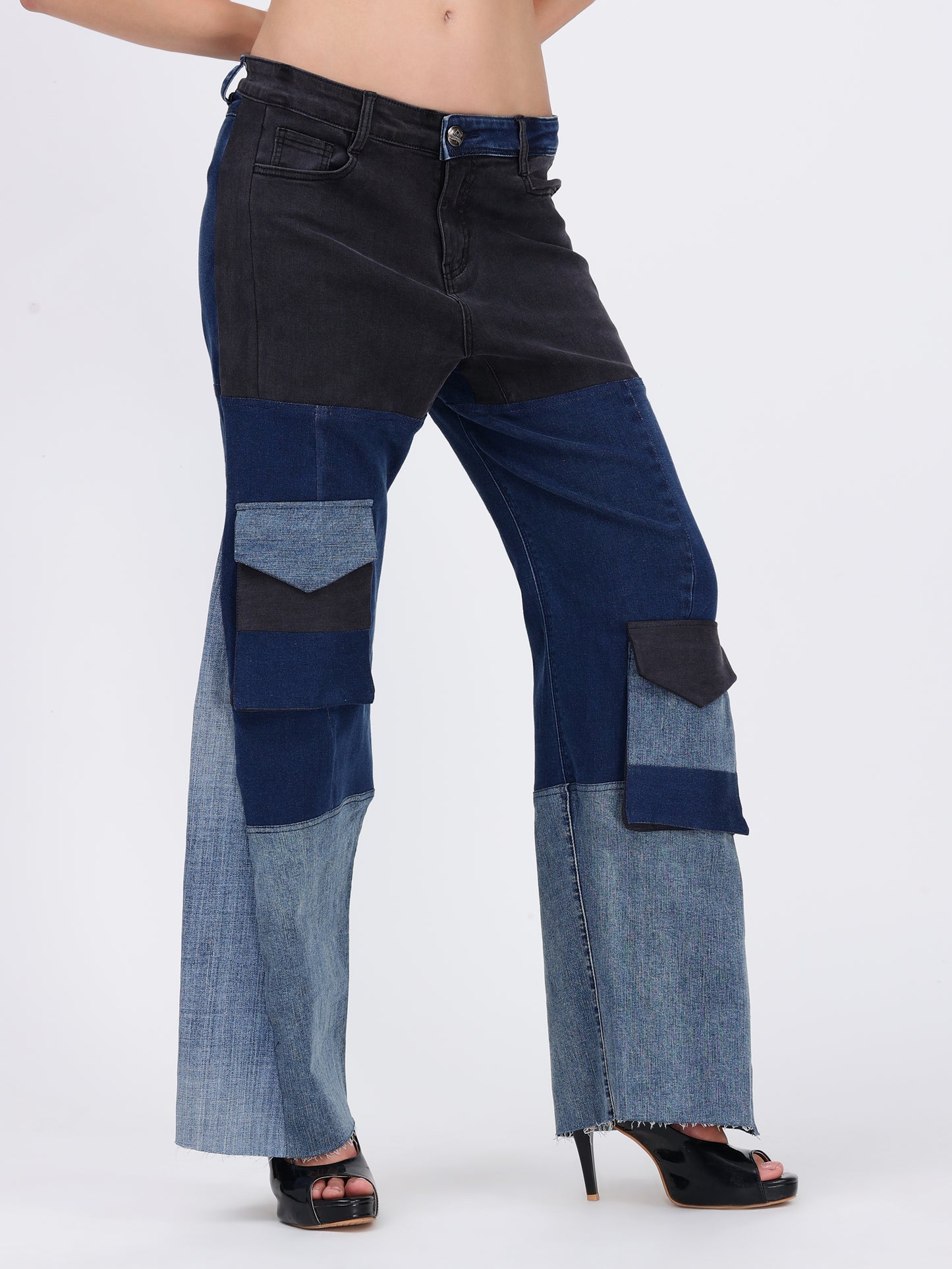 Box Pocket Wide Leg Pant