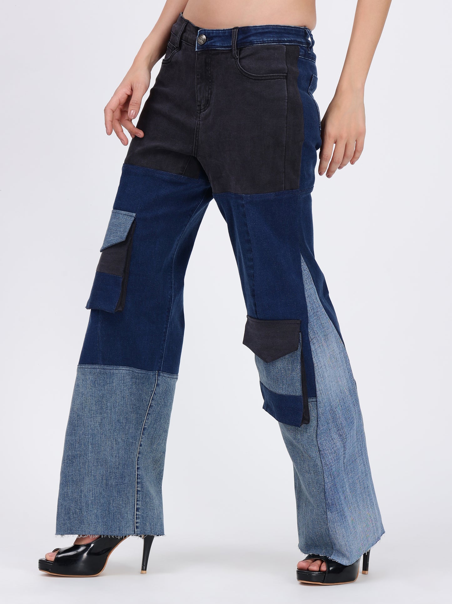 Box Pocket Wide Leg Pant
