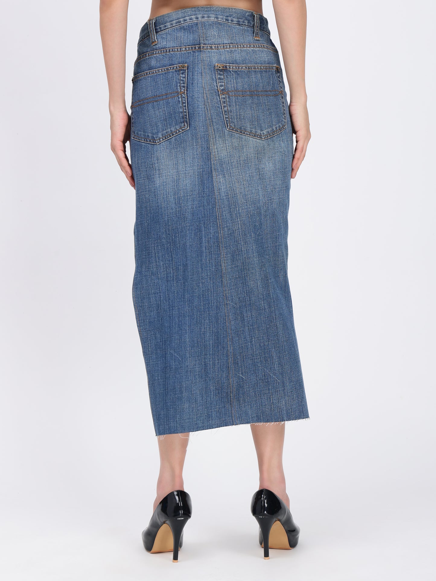 THIGH HIGH CUT SKIRT