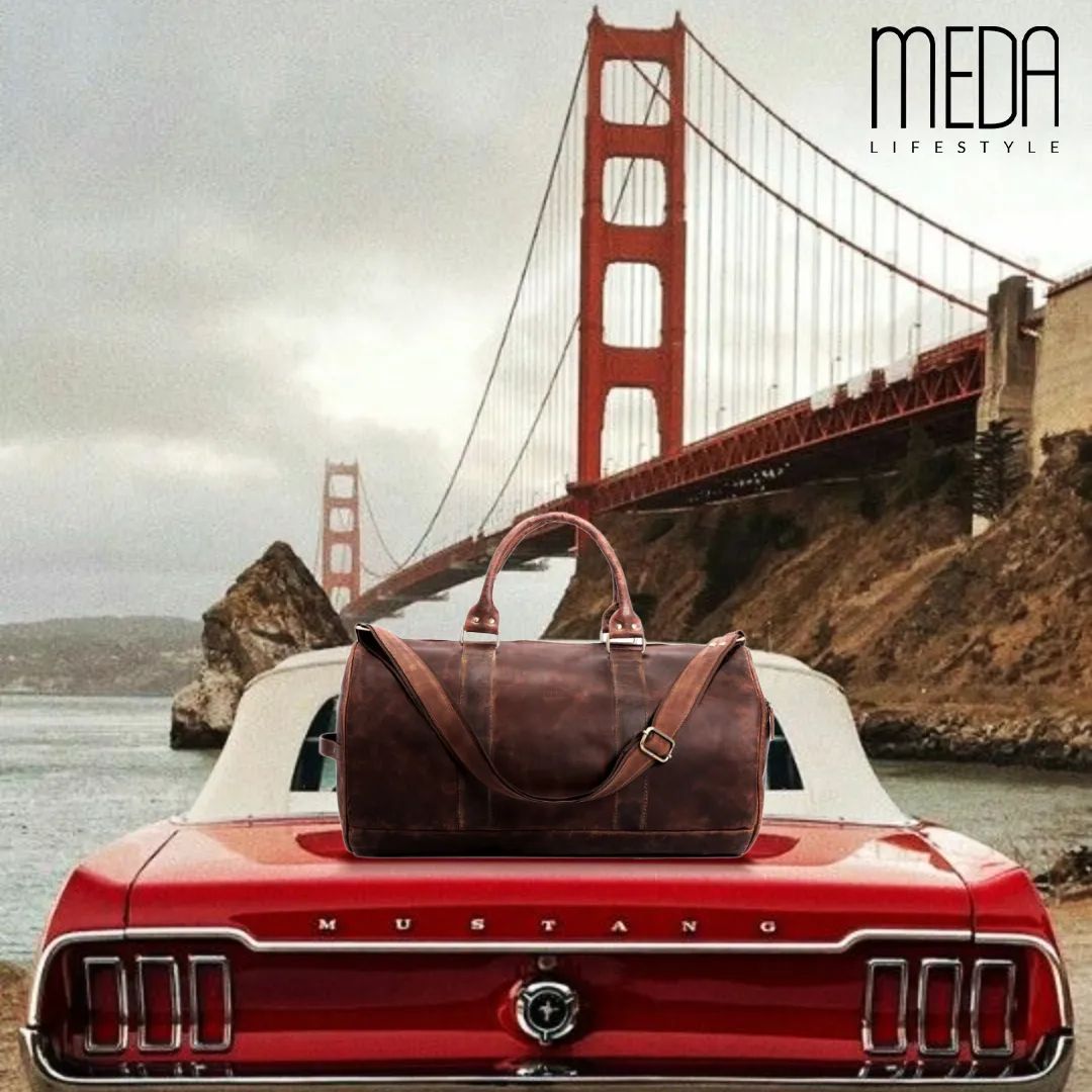 The Ranger - Cylindrical Leather Duffle Bag