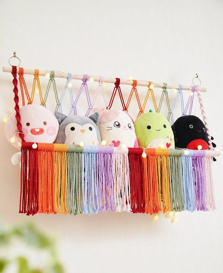 Kiddie Crafty - Macrame Stuff toys Hammock