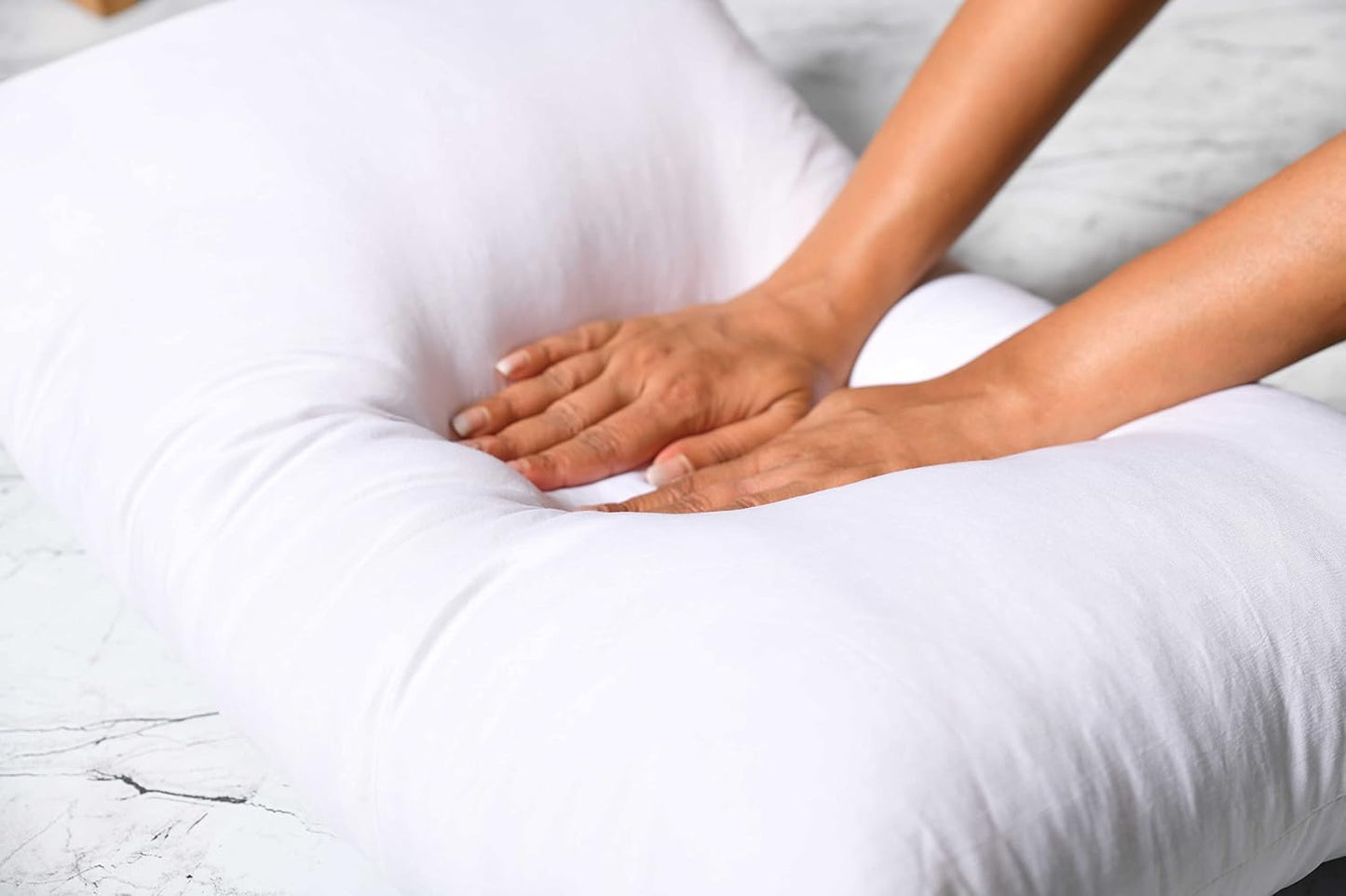 Soft & Fluffy Plain Solid Comfortable Sleeping Bed Pillow Set of 2