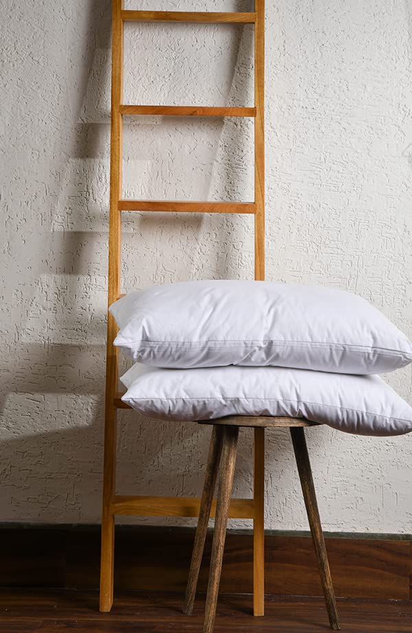 Soft & Fluffy Plain Solid Comfortable Sleeping Bed Pillow Set of 2