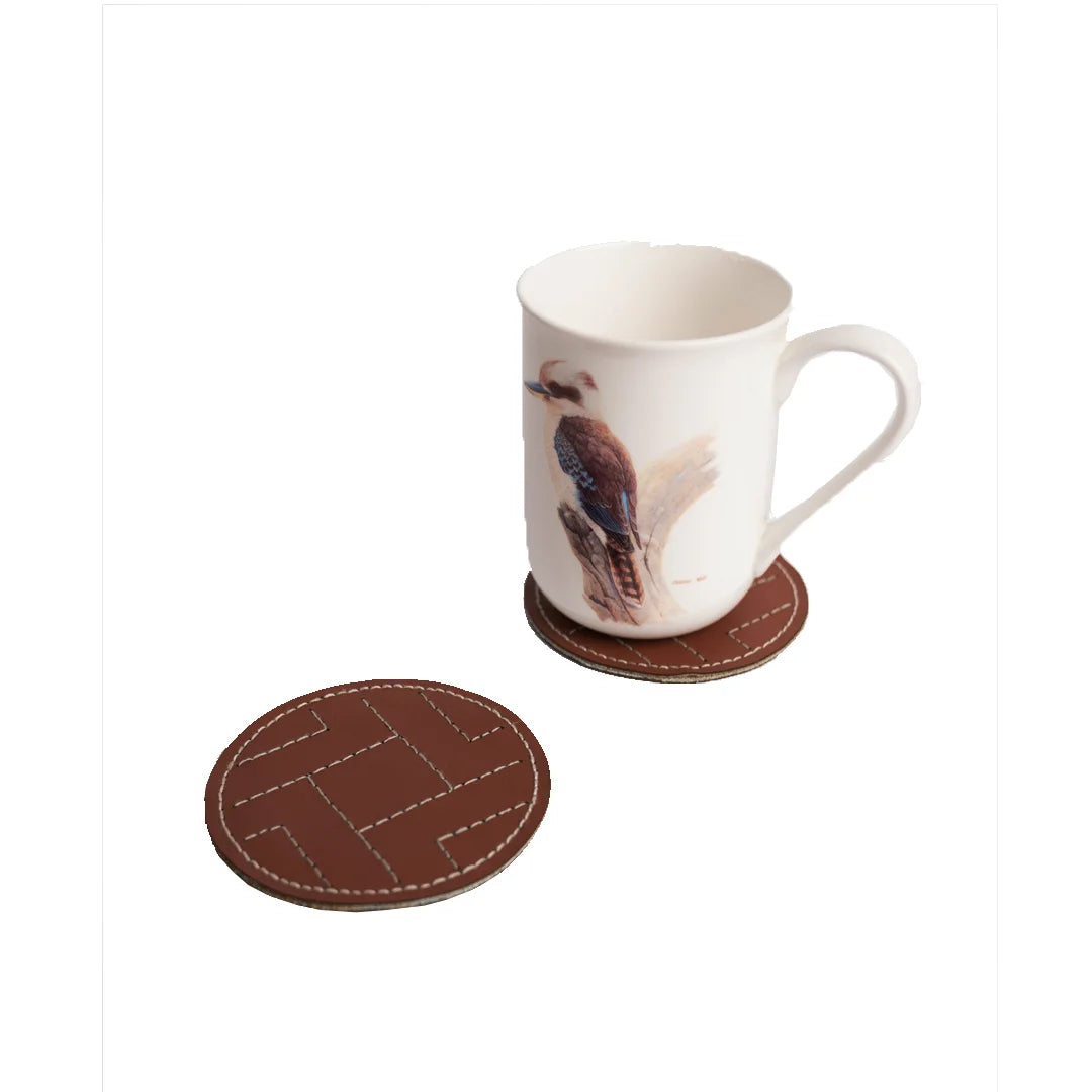 Handcrafted upcycled Coasters (Set Of 4) - Geometry Art