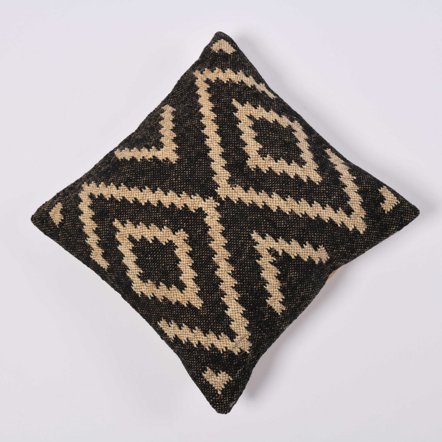 Indian Vintage Jute Kilim Cushion Cover – Mattie (Set Of Two)