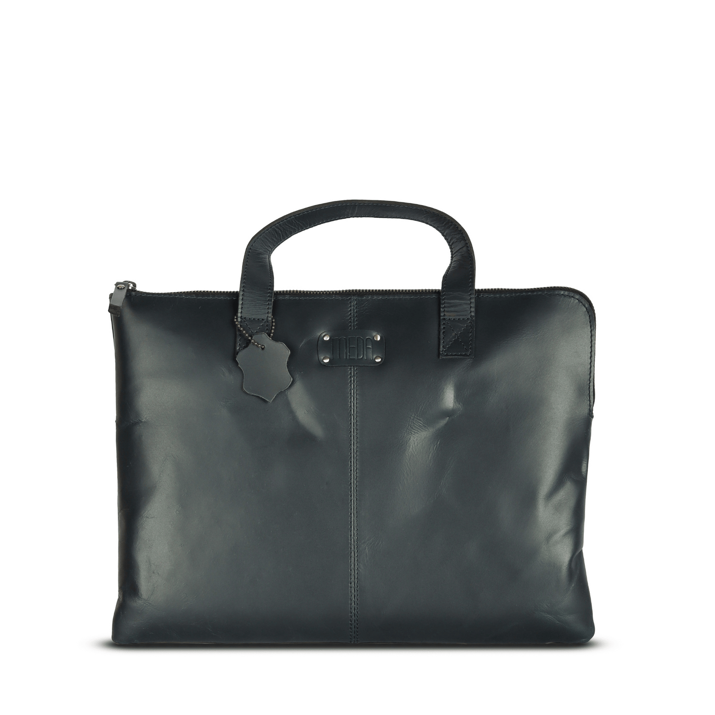 Handy Held Genuine Leather Laptop Bag Tan Touch