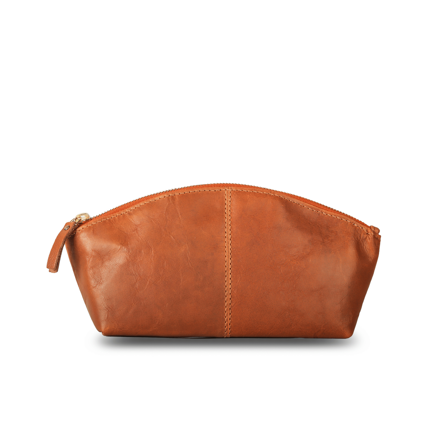 Roamready Genuine Leather Makeup Pouch Ebony Black