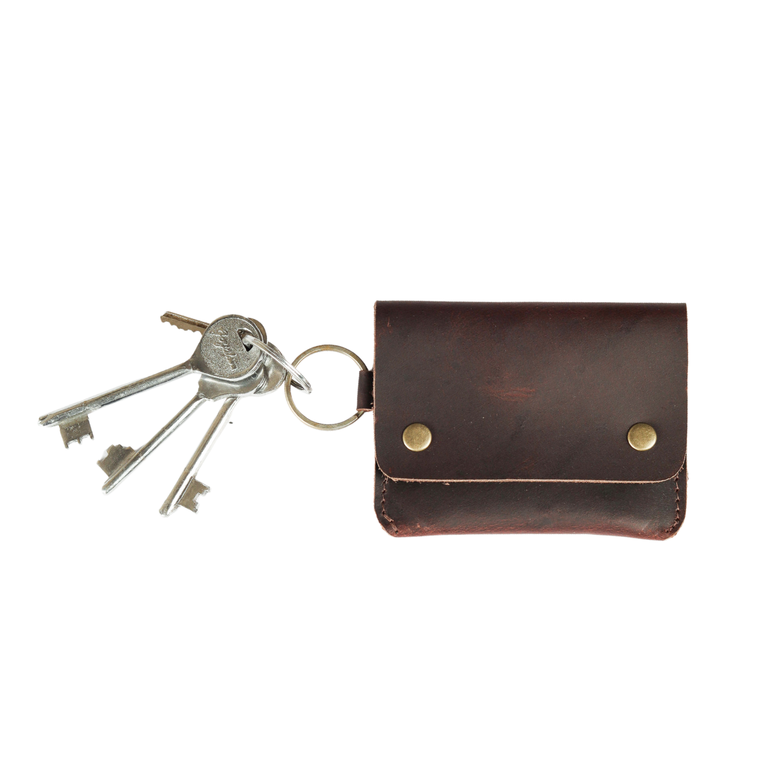 Grip Clip Card & Key Holder Sepia Wine