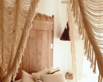 MacraDream Drapery - Macramé Door Curtain