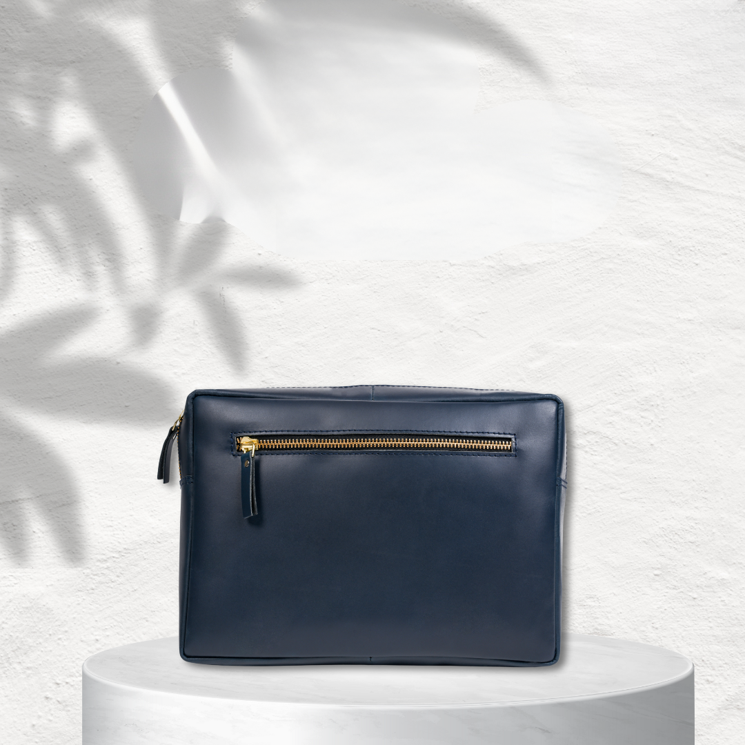 Get set rider Genuine Leather Chest Bag Midnight Blue