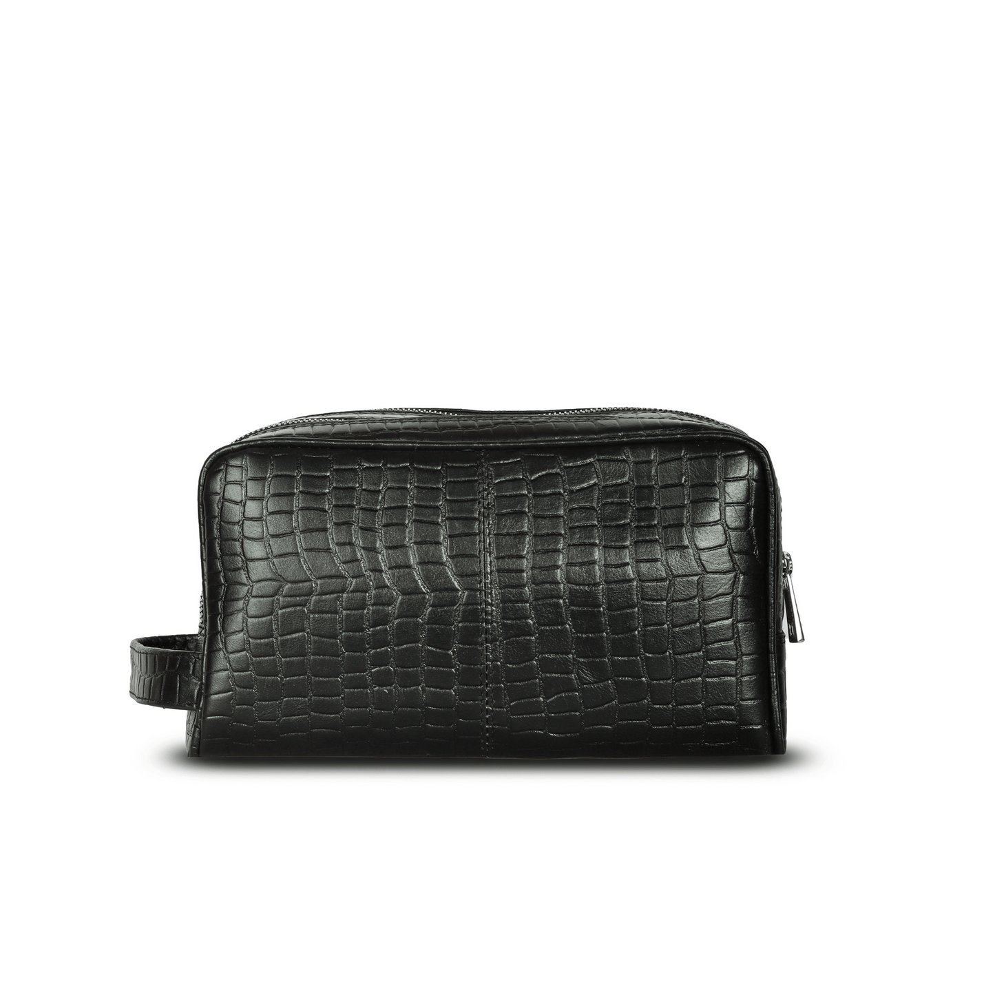 Travel Refresh Genuine Leather Tolietry Bag Muddy Brown