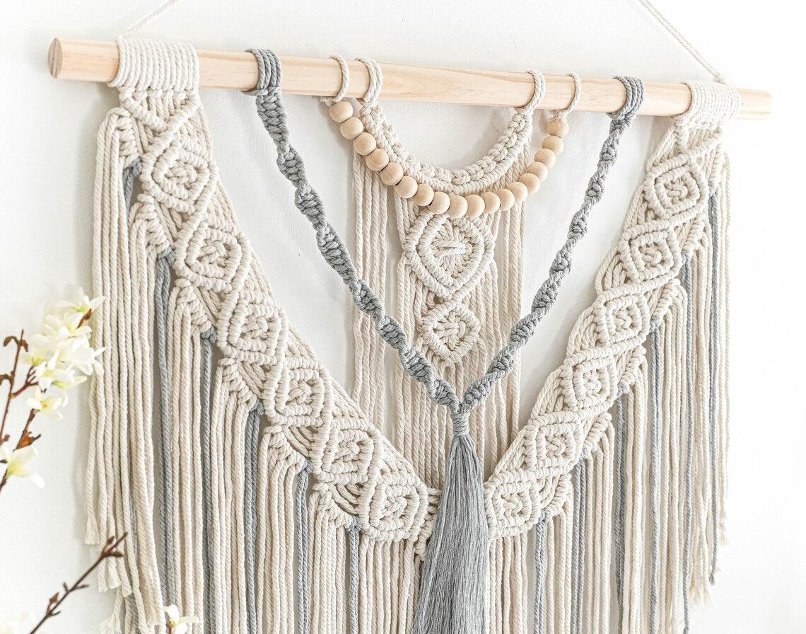 Tranquil Textile Tapestries - Woven Wall Hanging
