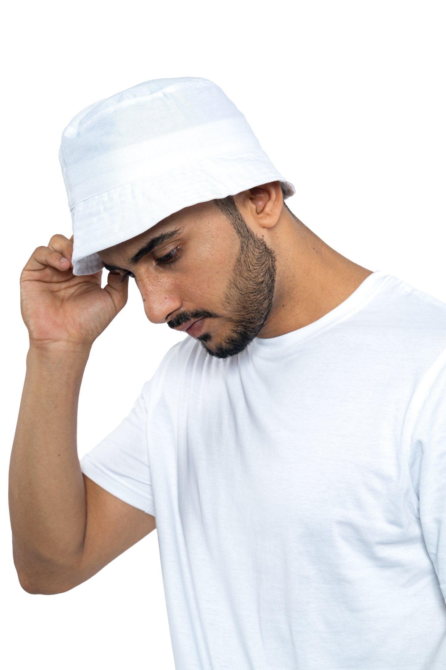 Grey Tie & Dye Bucket Hats - Men