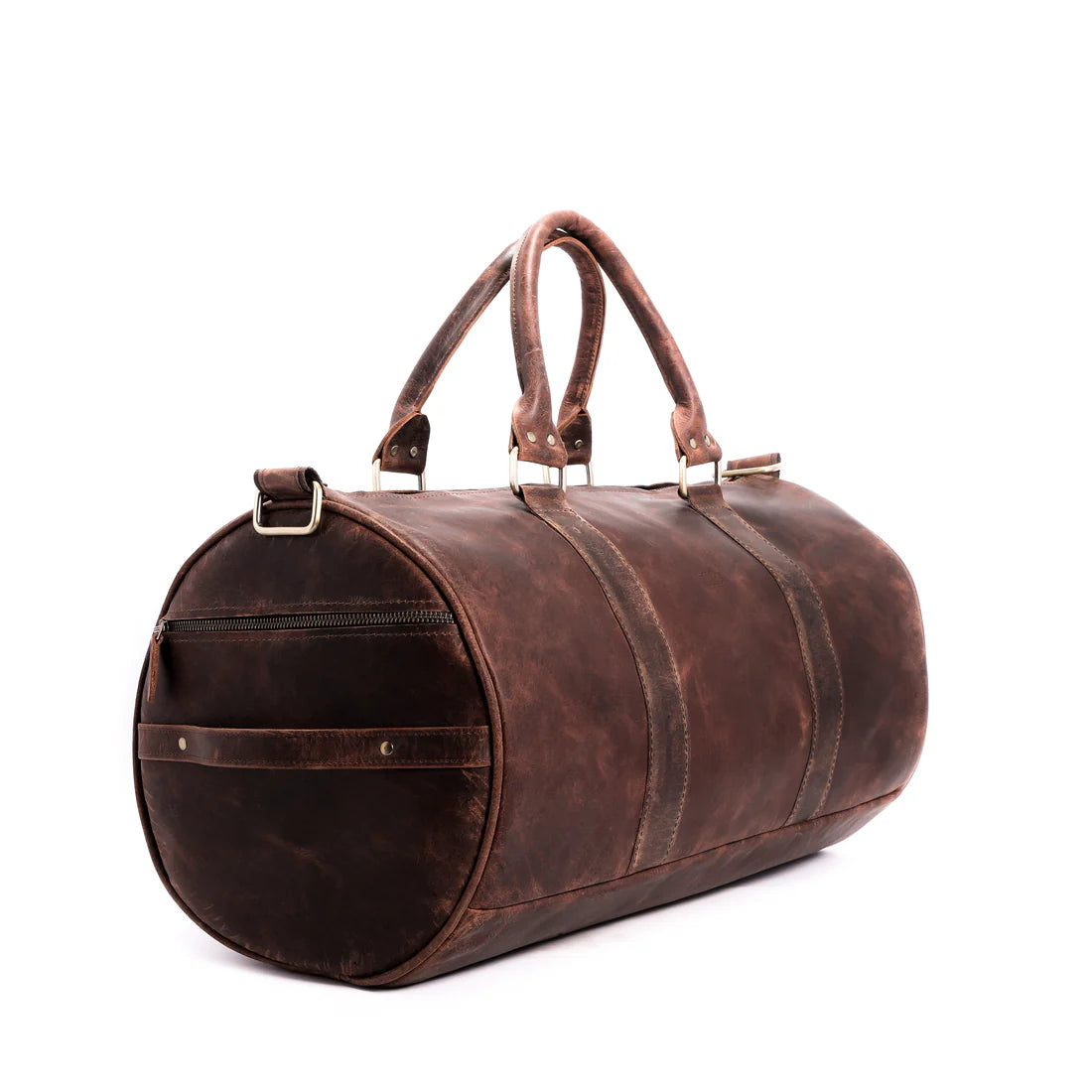 The Ranger - Cylindrical Leather Duffle Bag