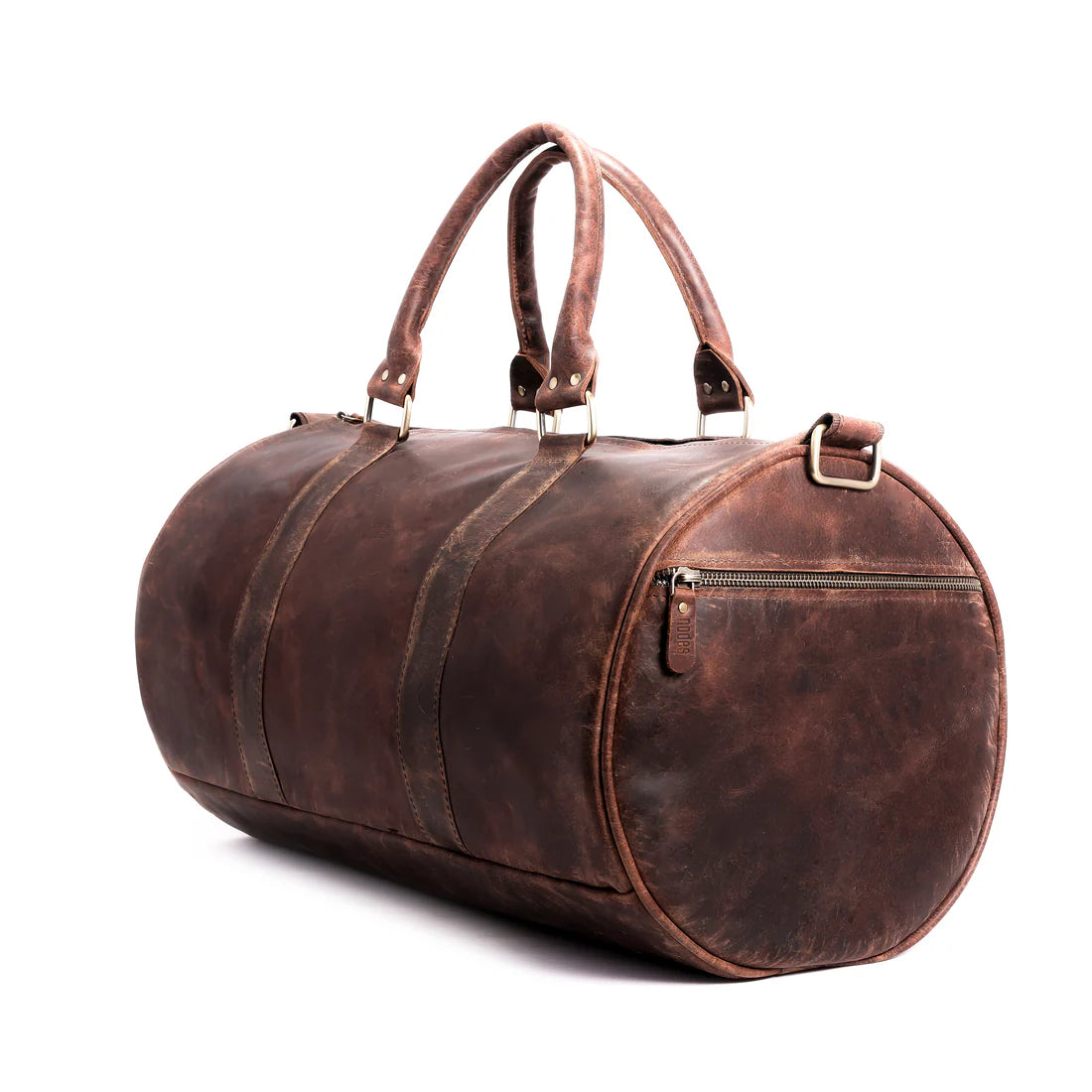 The Ranger - Cylindrical Leather Duffle Bag