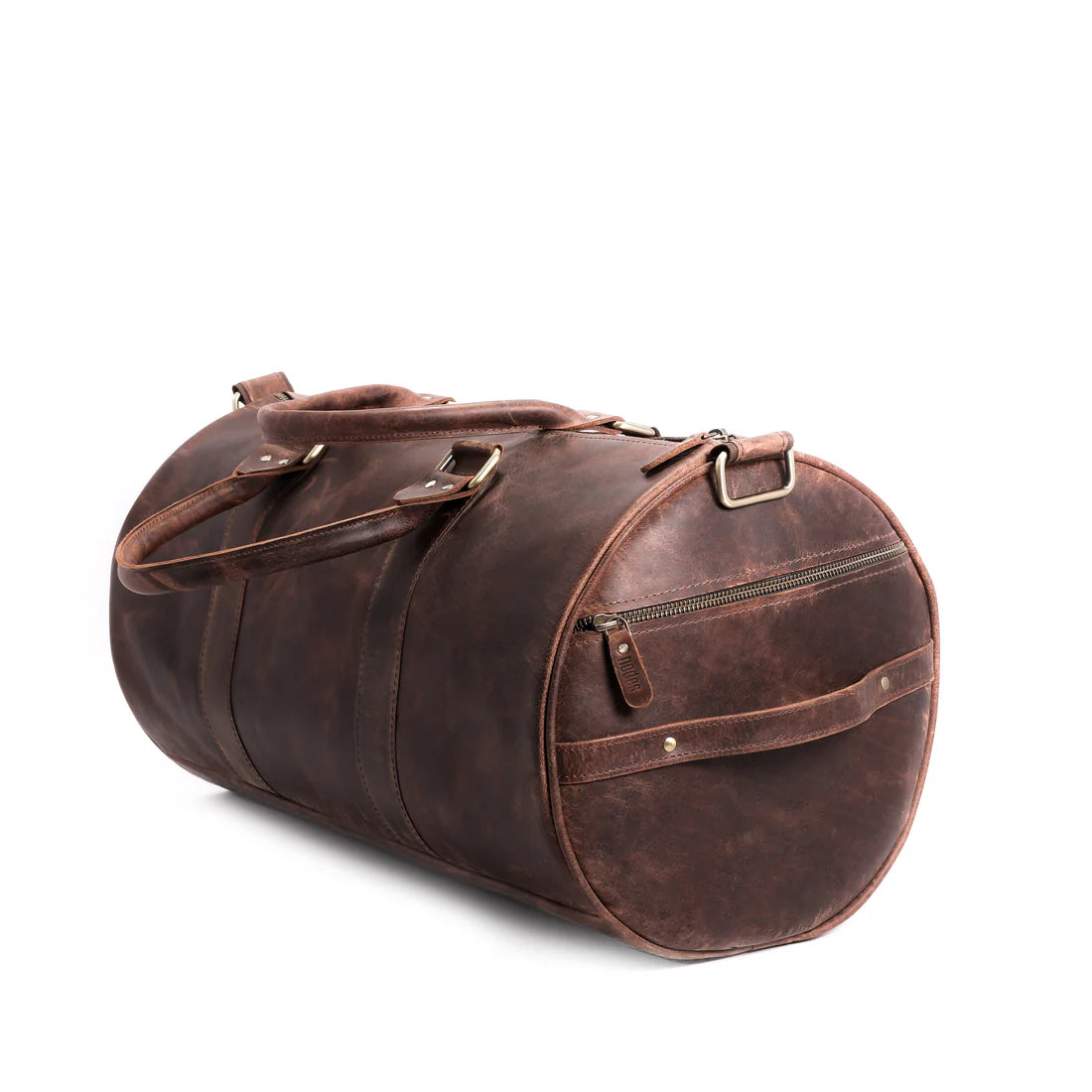The Ranger - Cylindrical Leather Duffle Bag
