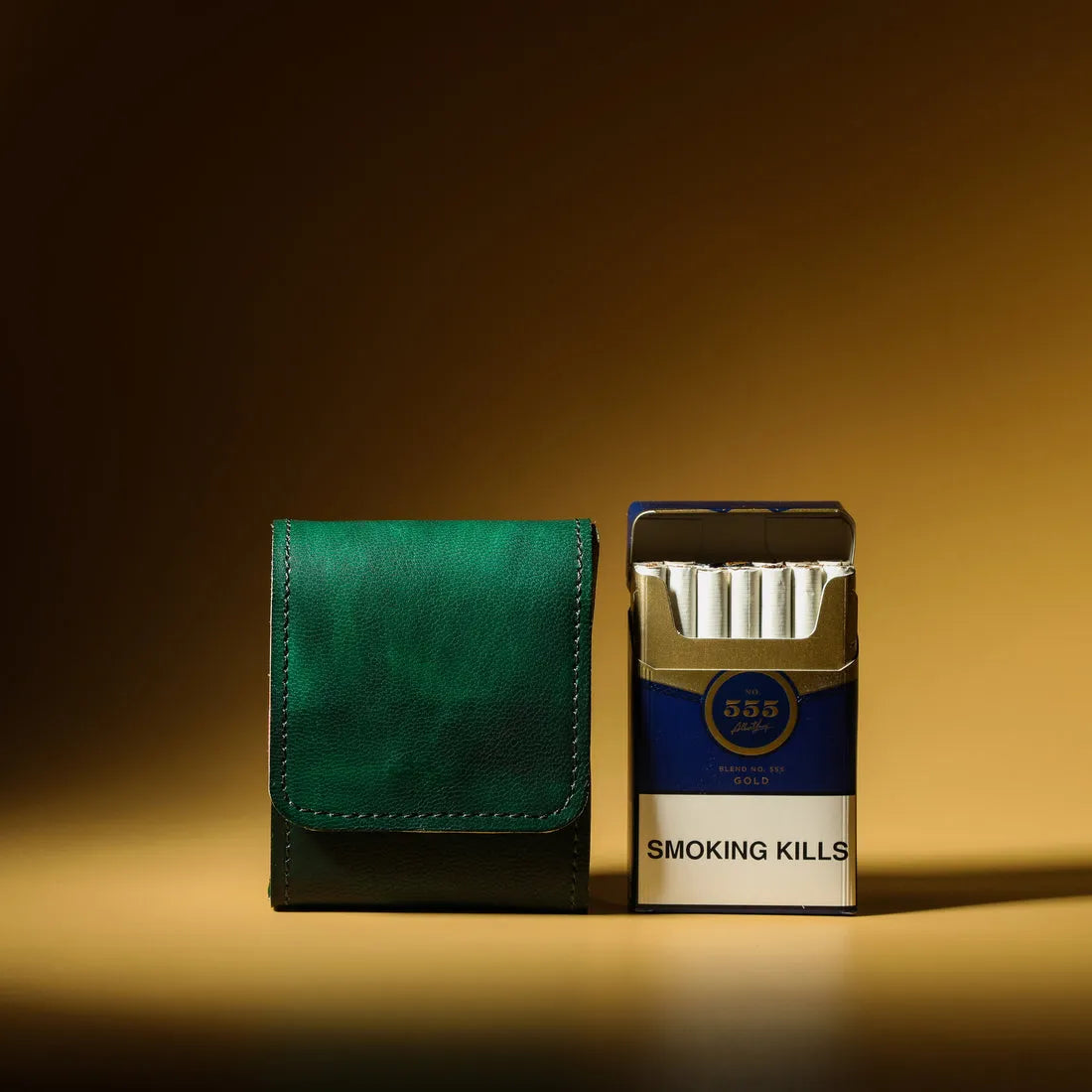 sobo classic - cigarette case with lighter Emerald Sea