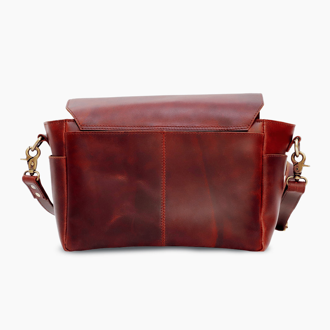 Genuine leather camera bag - Click and Frame