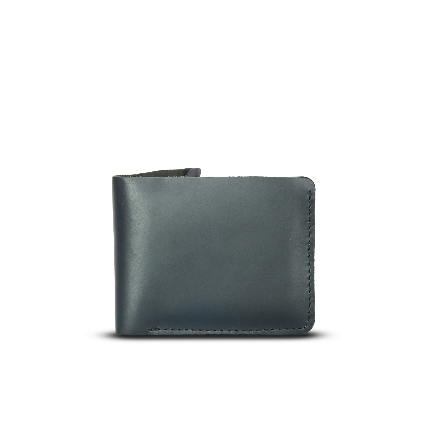 Mini Pocket Glam Leather Wallet Ebony Black