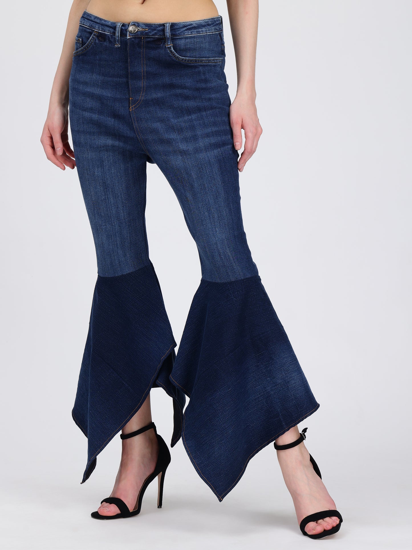 FLARED DENIM  PANT