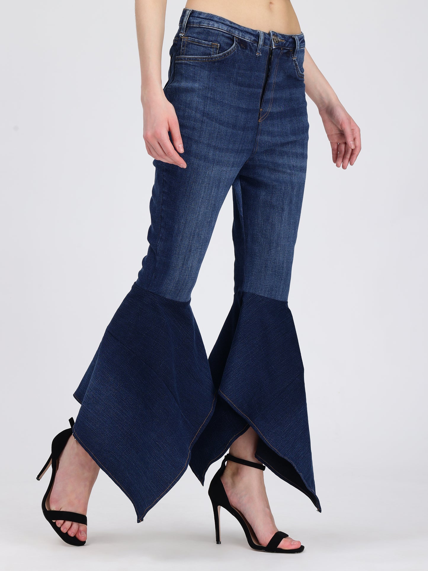 FLARED DENIM  PANT