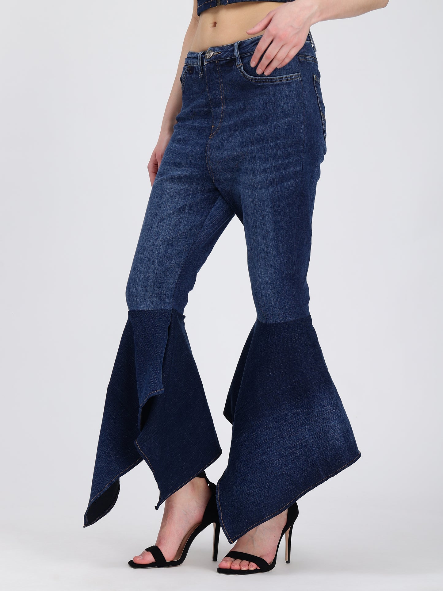 FLARED DENIM  PANT