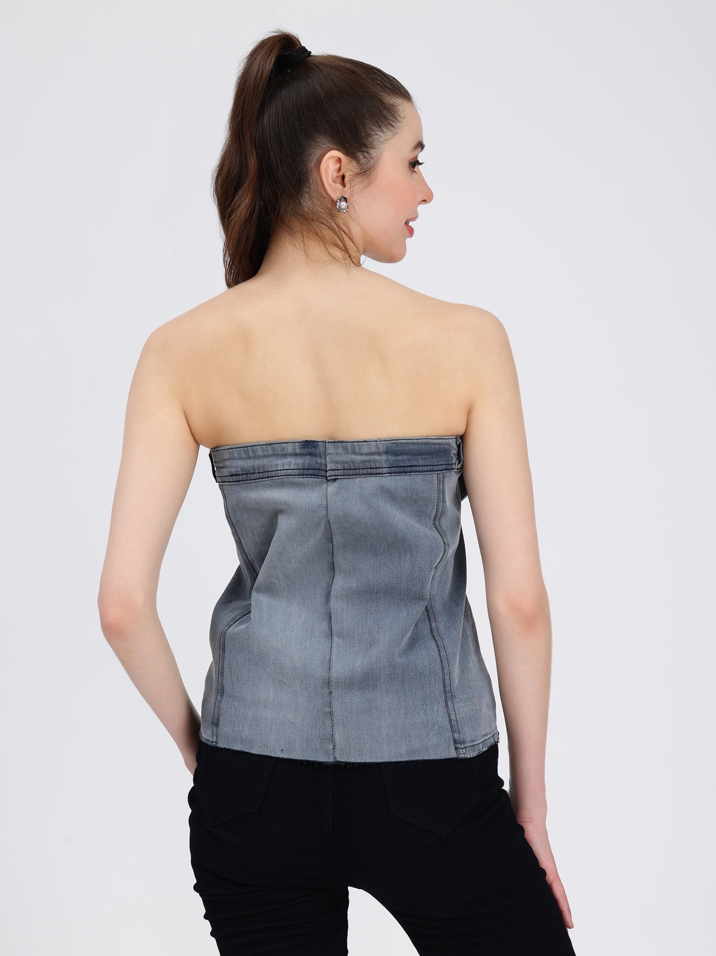DENIM CORSET