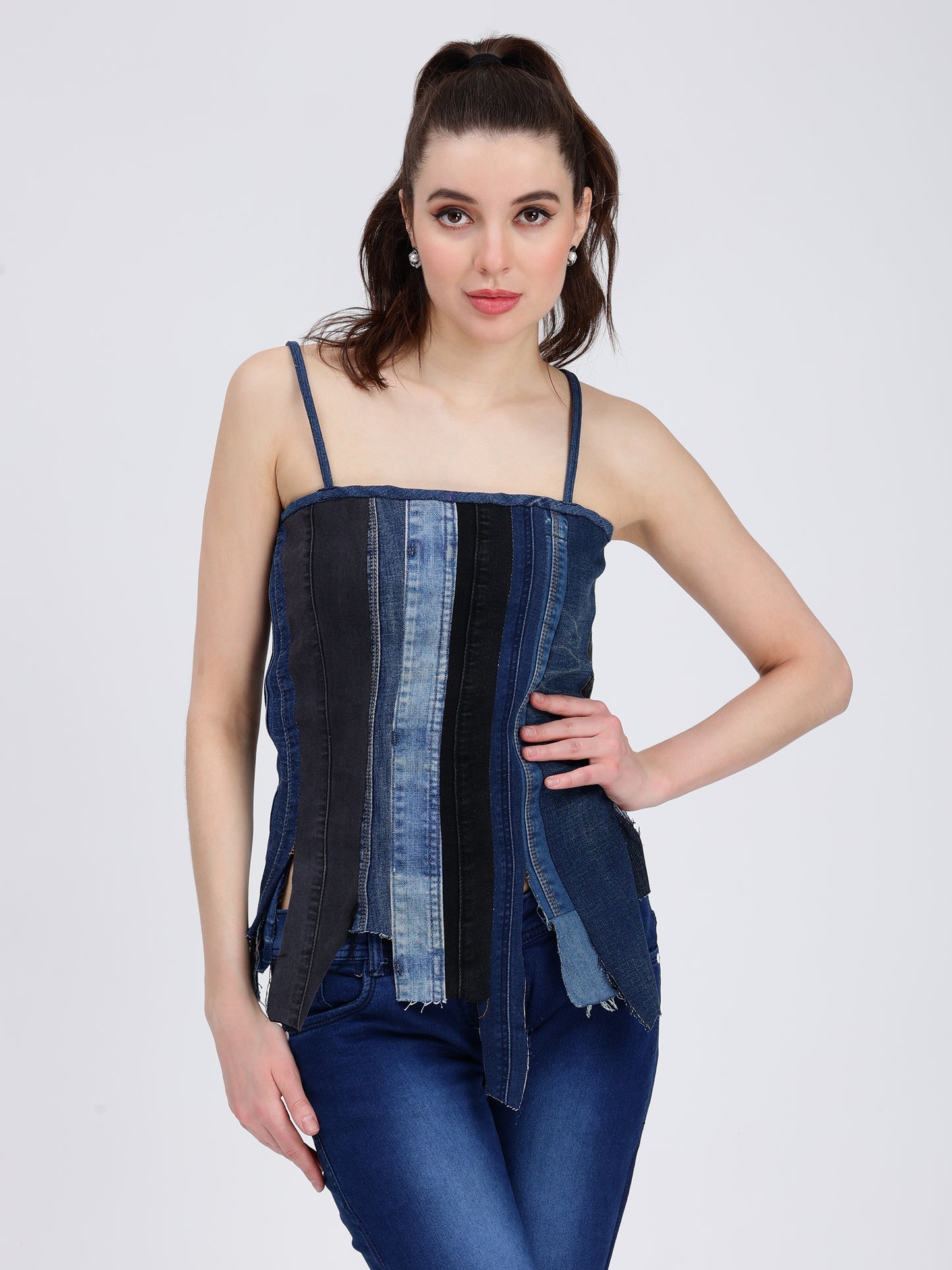 MULTICOLOURE  TUBE TOP