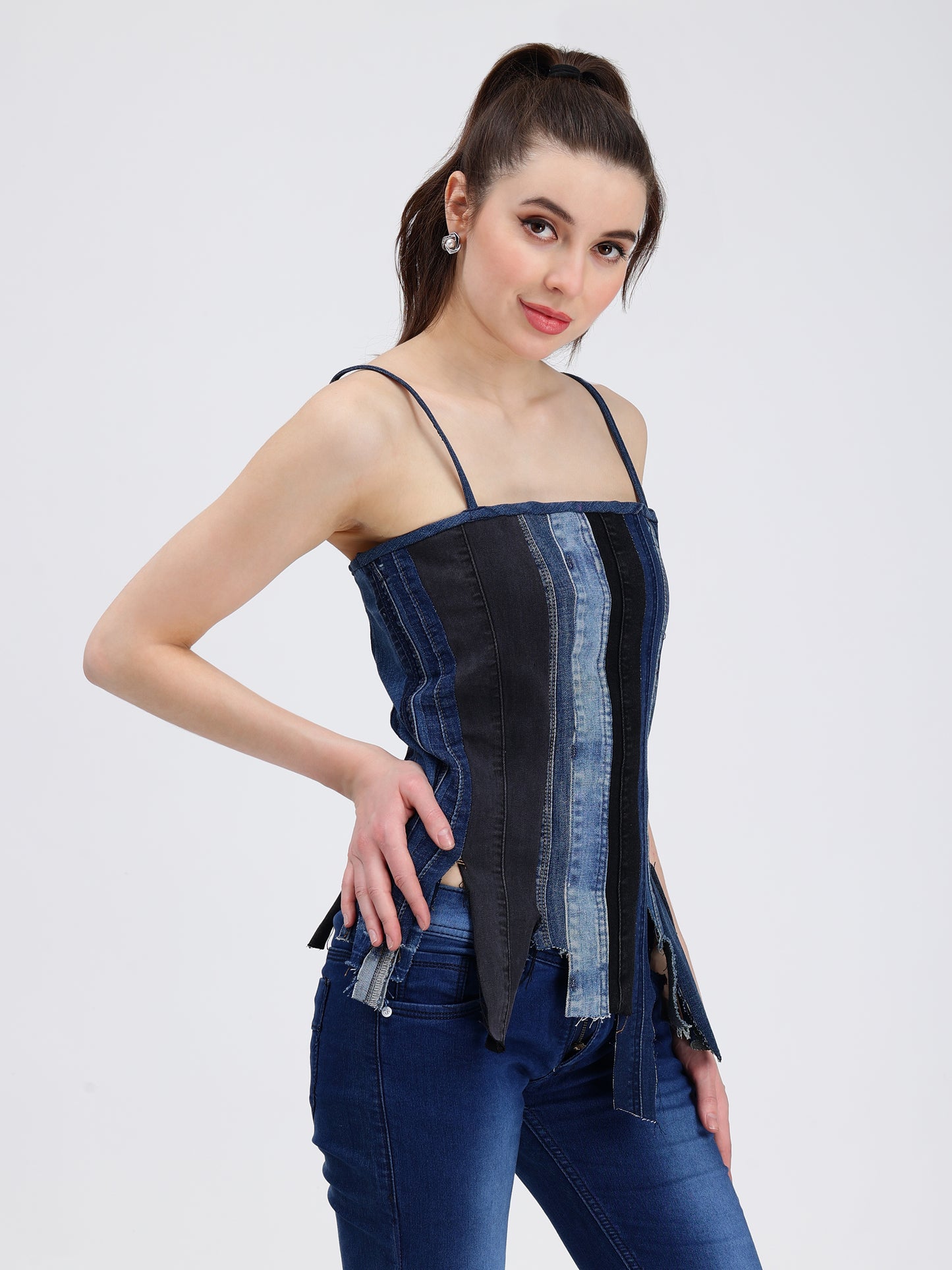 MULTICOLOURE  TUBE TOP