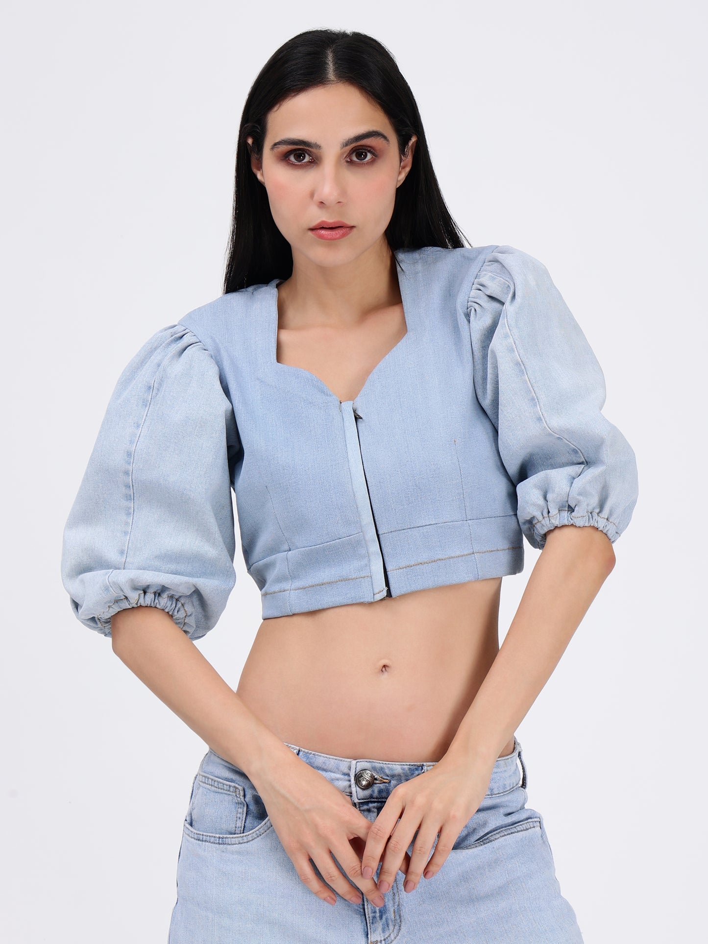 BALLOON  SLEEVE TOP