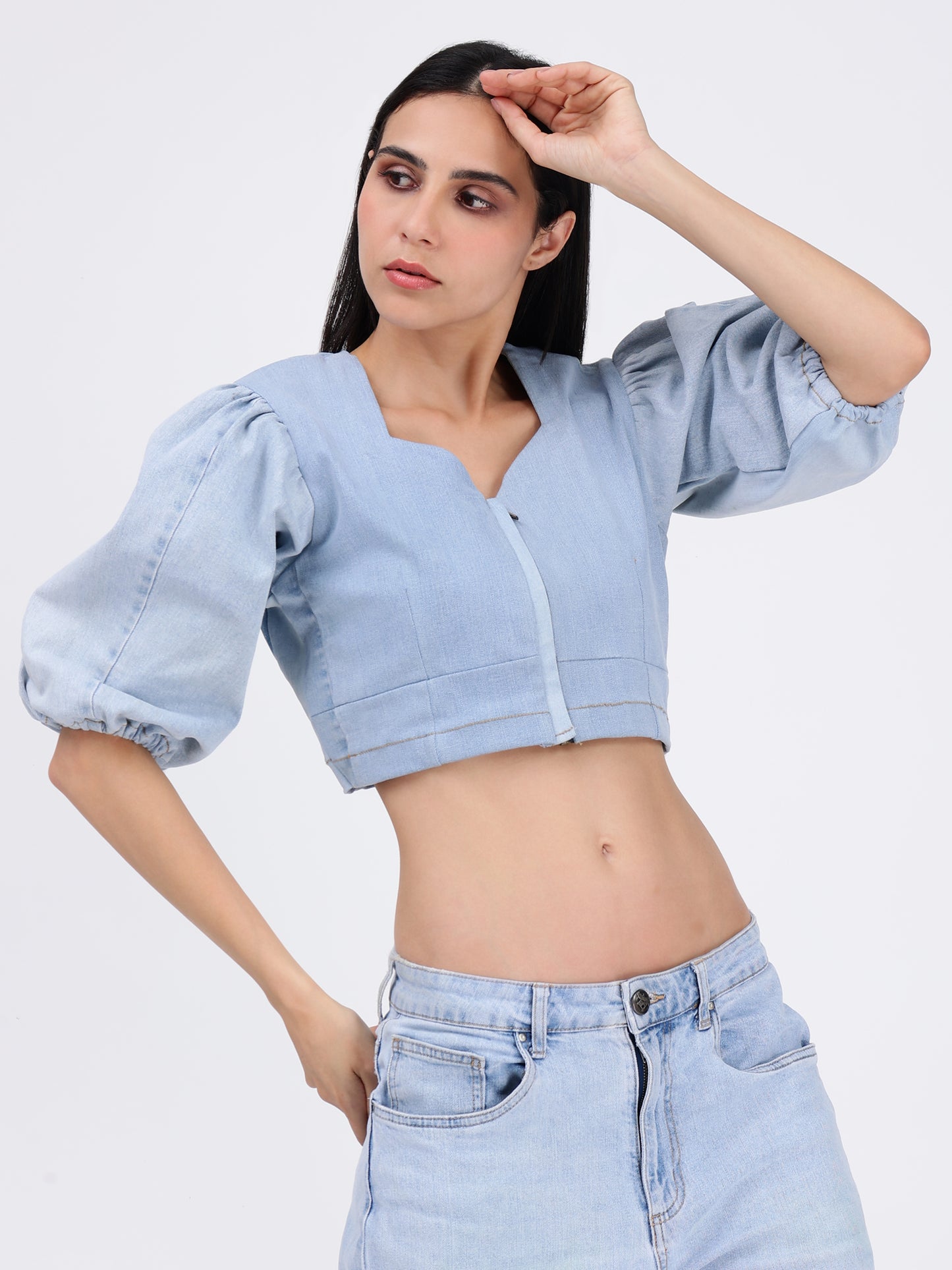 BALLOON  SLEEVE TOP