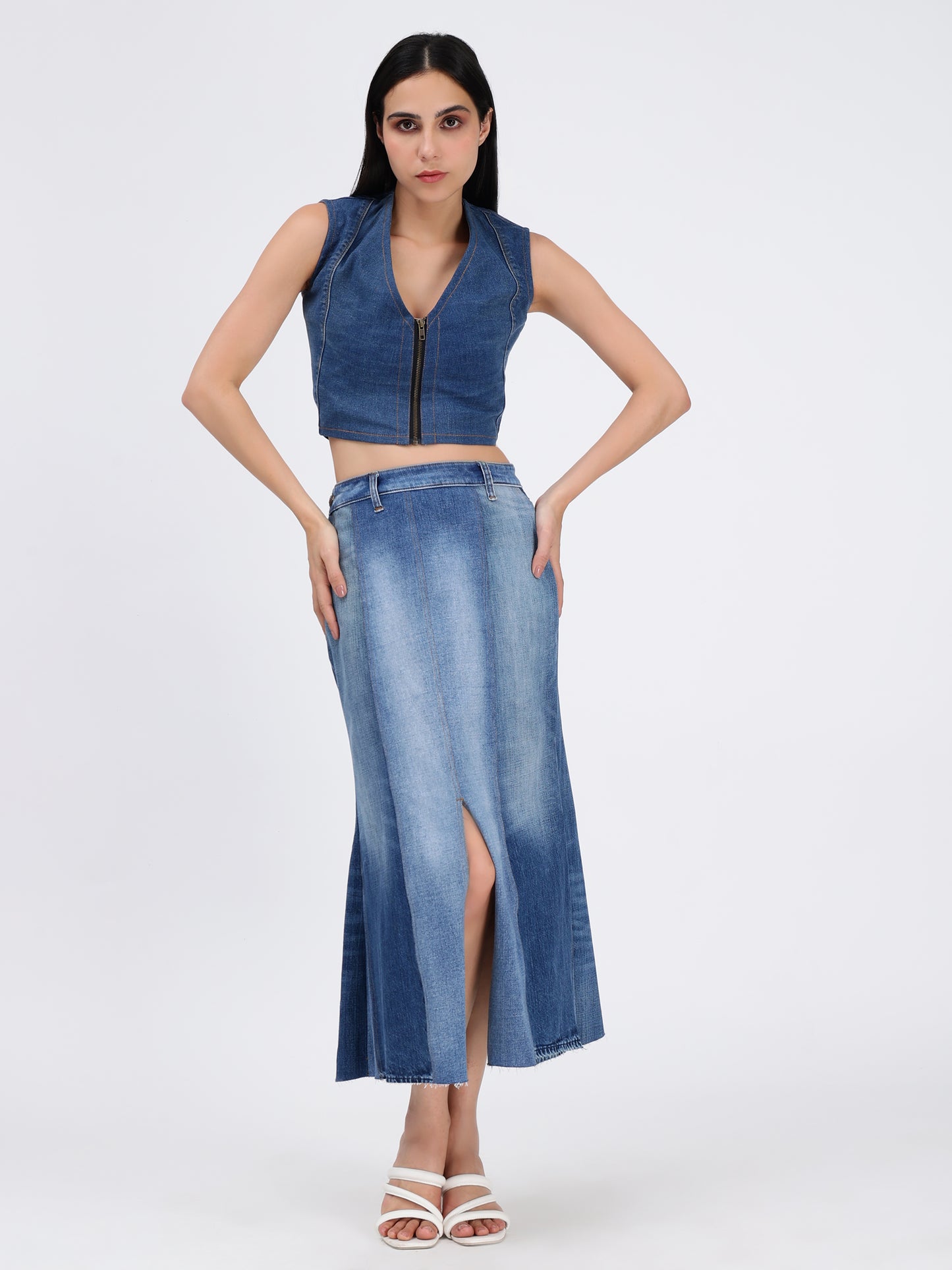 MID CALF SKIRT