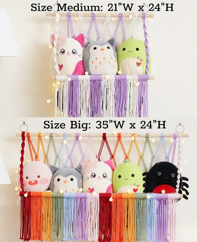 Kiddie Crafty - Macrame Stuff toys Hammock