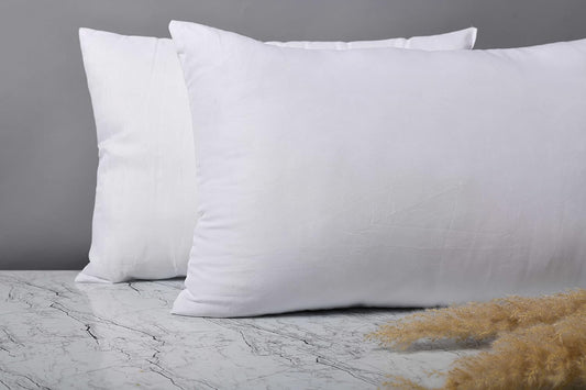 Soft & Fluffy Plain Solid Comfortable Sleeping Bed Pillow Set of 2