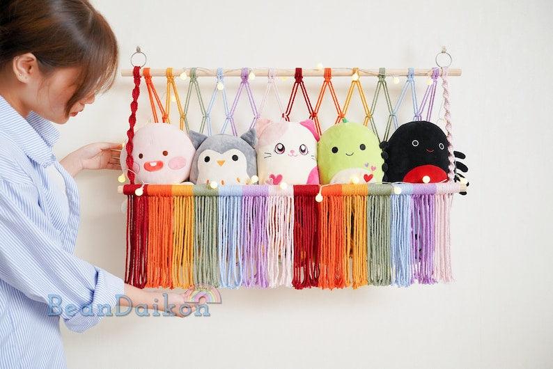 Kiddie Crafty - Macrame Stuff toys Hammock