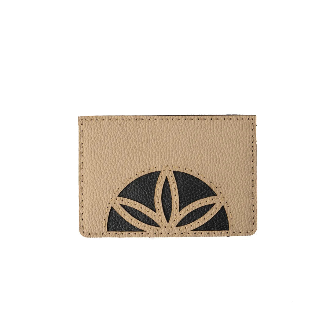 Handcrafted And Upcycled Card Cases - Sunrise (Beige)