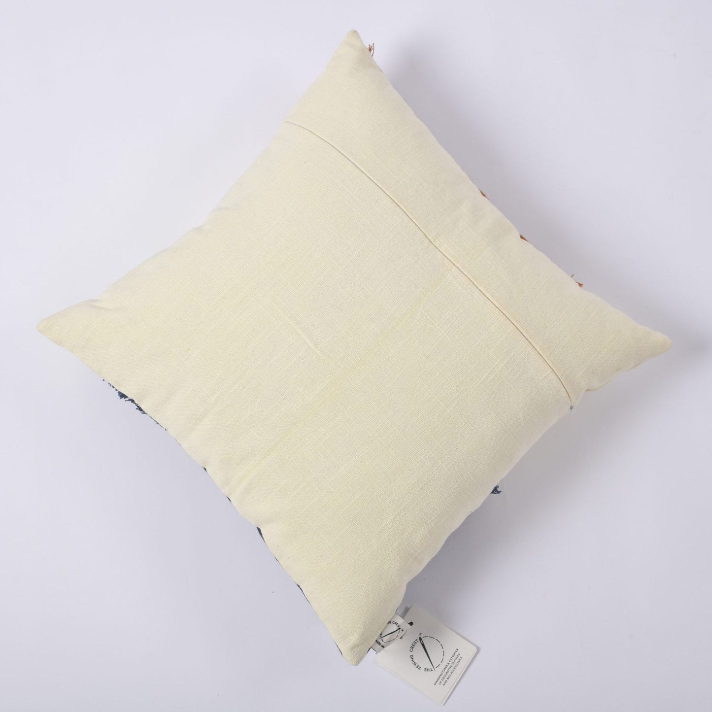 Cotton Slub Patch Work Design Contemporary Cushion Cover – Speckle (Set Of Two)