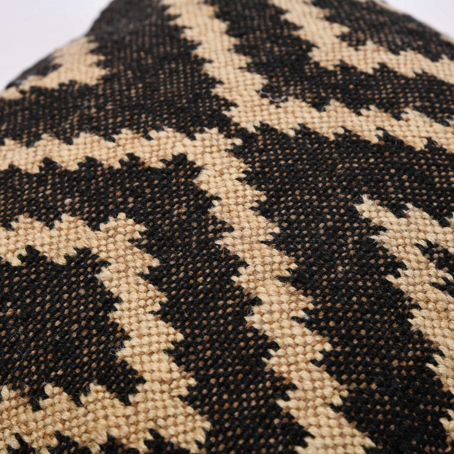 Indian Vintage Jute Kilim Cushion Cover – Mattie (Set Of Two)