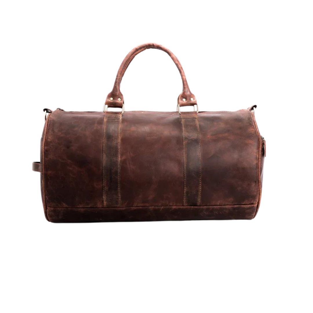 The Ranger - Cylindrical Leather Duffle Bag