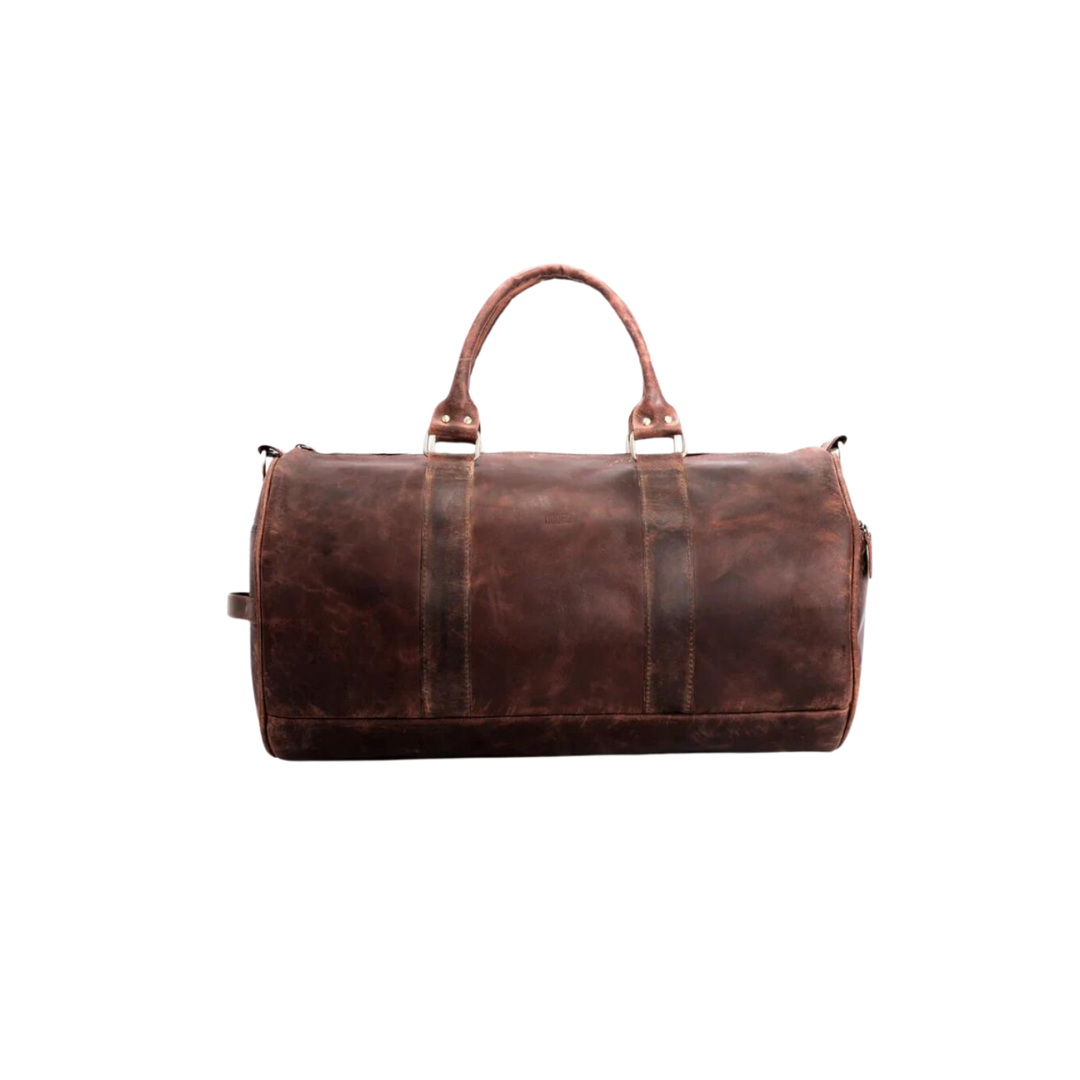 The Ranger - Cylindrical Leather Duffle Bag