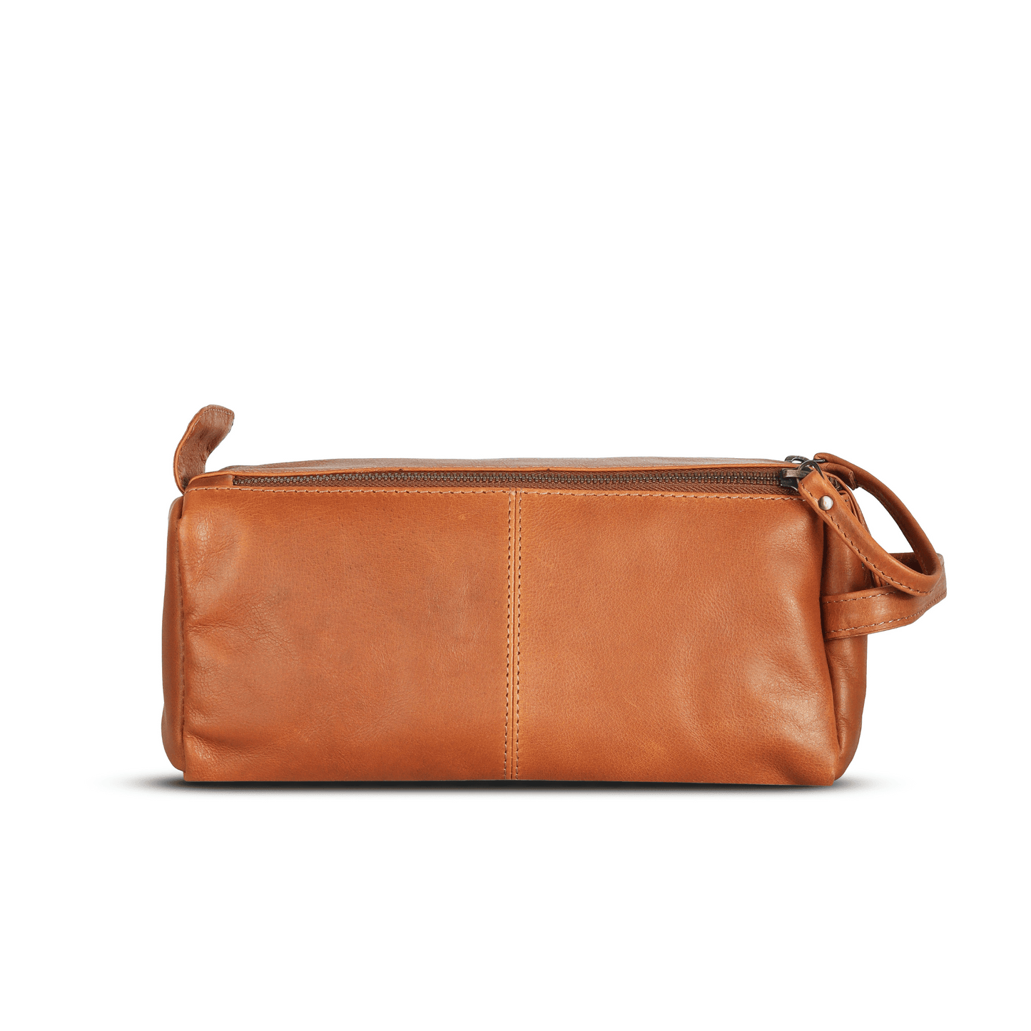 Travel Mate Genuine Leather Tolietry Bag Tan Touch
