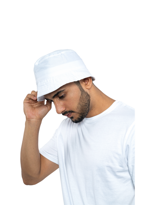 White Tie & Dye Bucket Hats - Men
